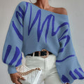 Madison Wave Knit Sweater