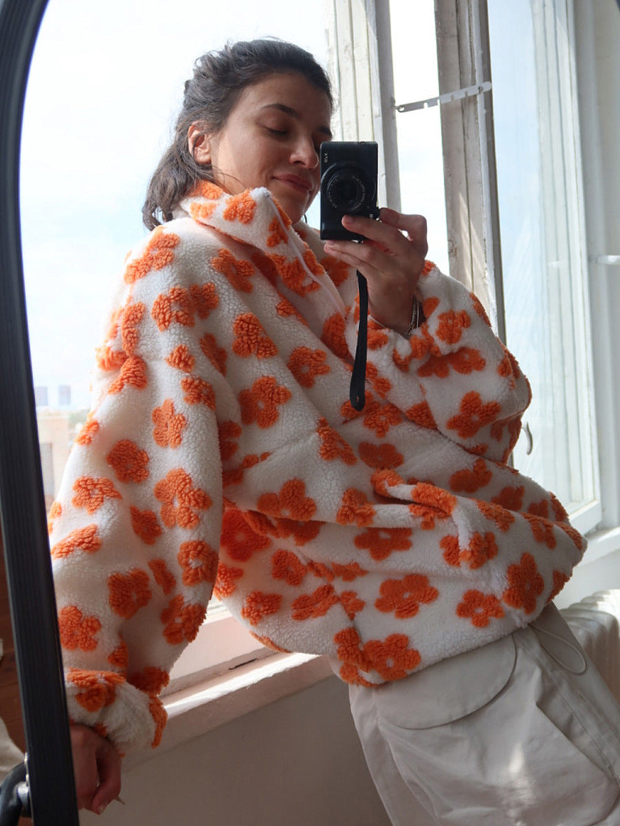 Harper Floral Fleece Hoodie