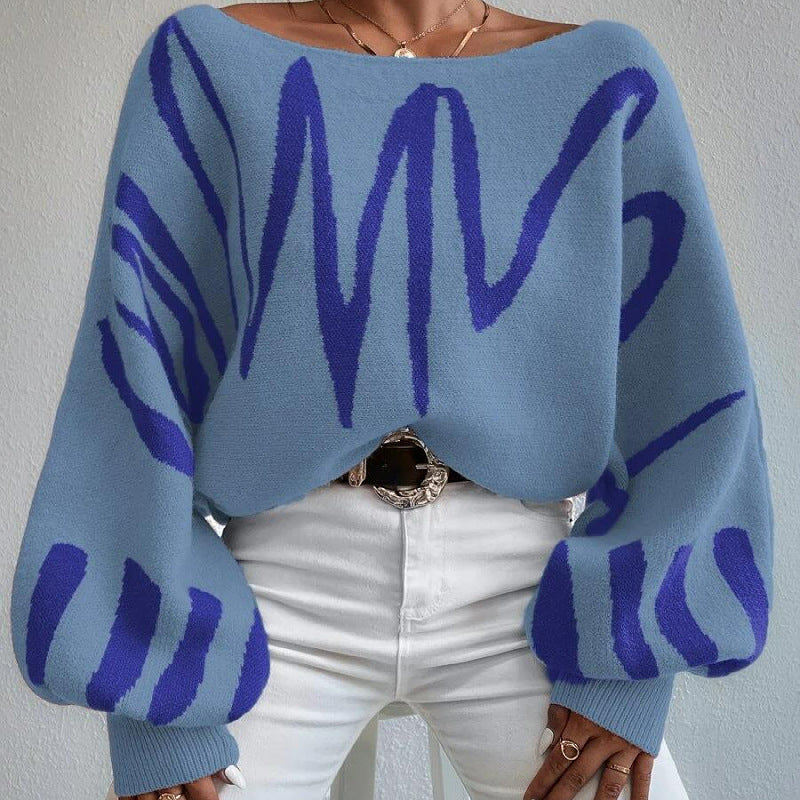 Madison Wave Knit Sweater