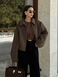 Sloane Zip-Front Wool-Blend Bomber Jacket