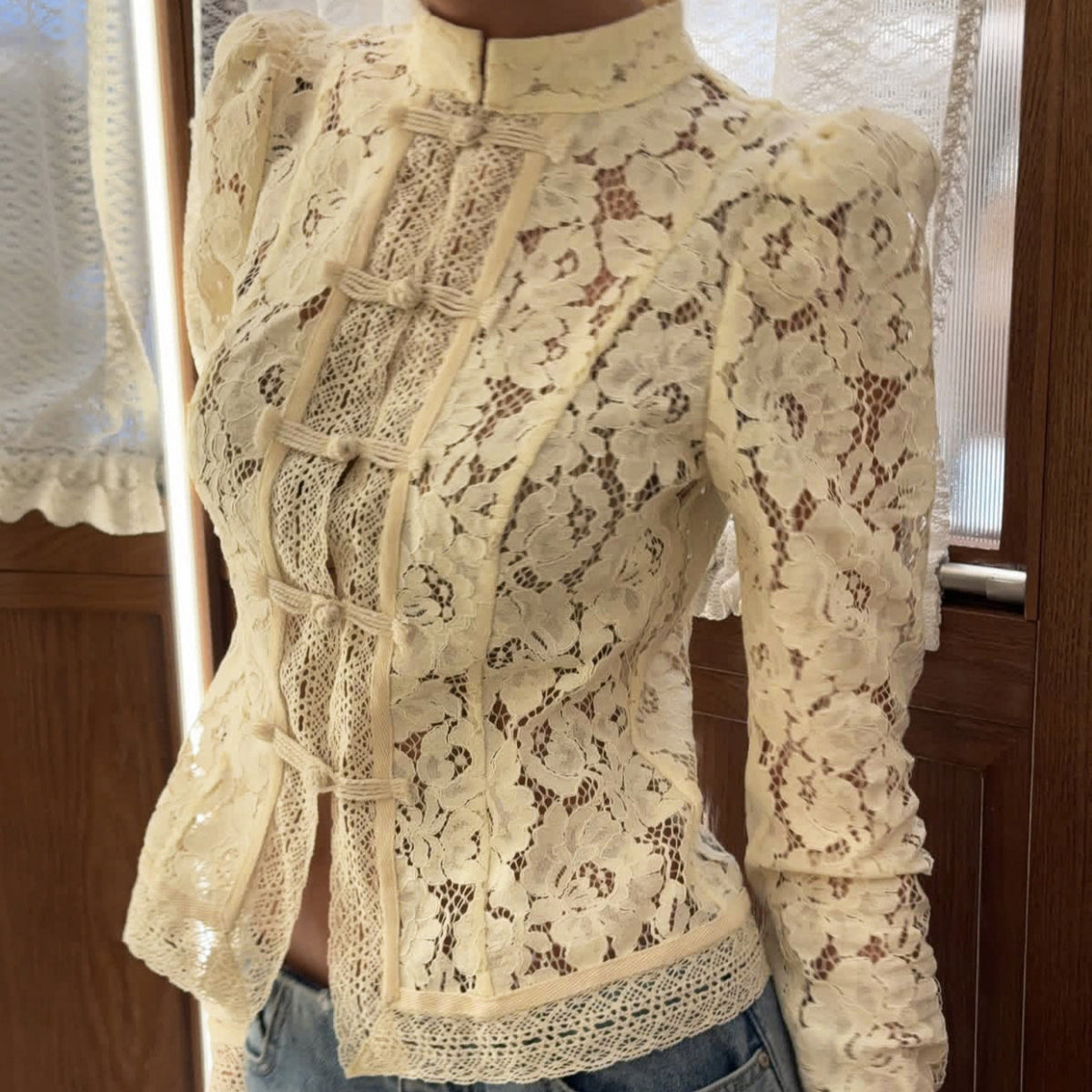 Elodie blouse detail