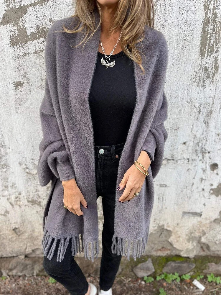 Ultra Cozy Fringe Cardigan