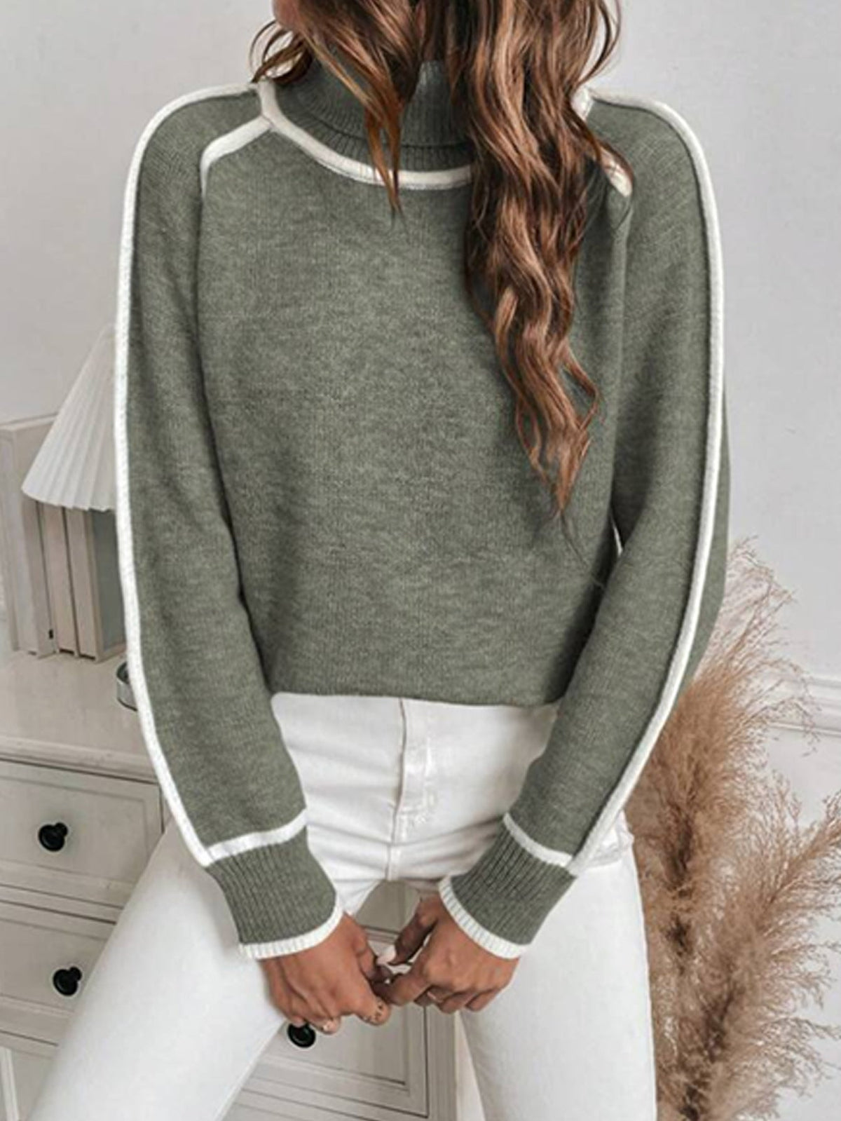 Harper Cashmere Turtleneck Sweater