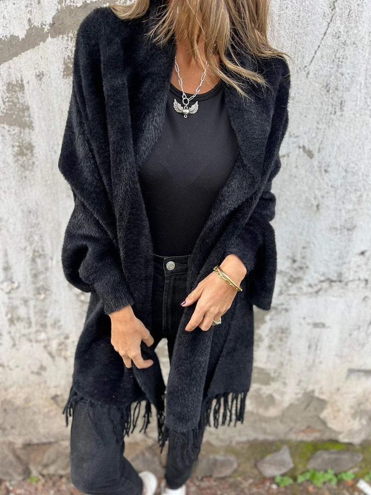Ultra Cozy Fringe Cardigan