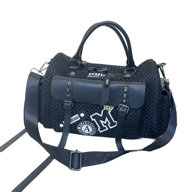 Jade Woven Mesh Street Bag