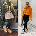 Short Crop Faux Fur Jacket