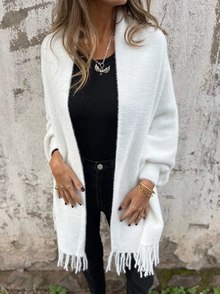 Ultra Cozy Fringe Cardigan