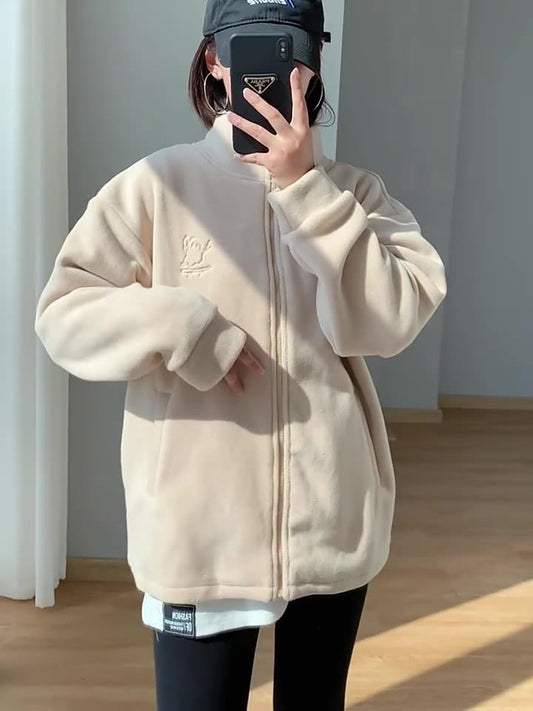 Olivia Plush Fleece Zip Jacket