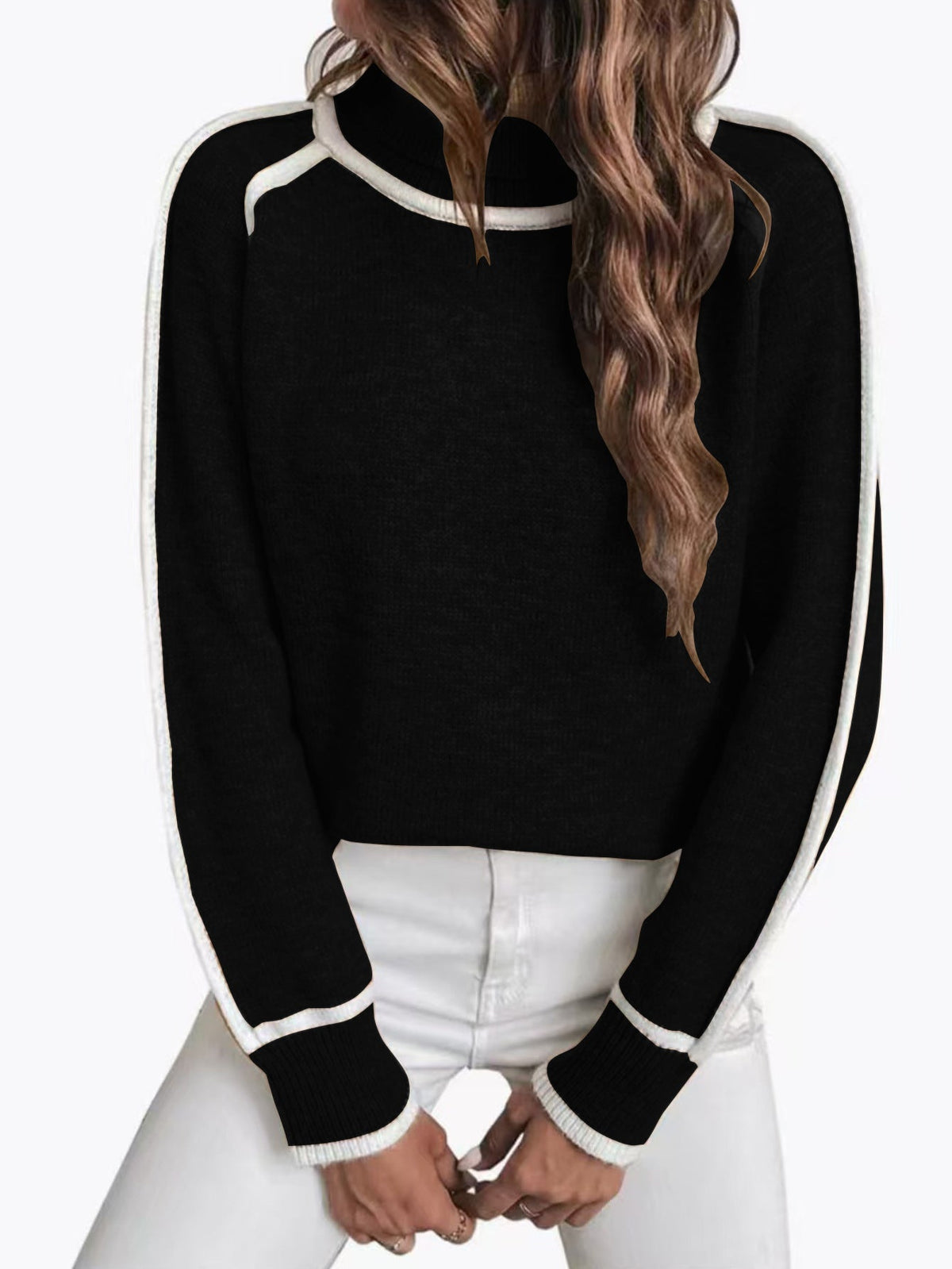 Harper Cashmere Turtleneck Sweater