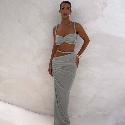 Valeria Cut-Out Long Dress