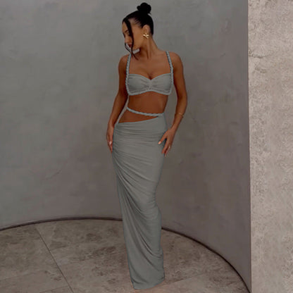 Valeria Cut-Out Long Dress