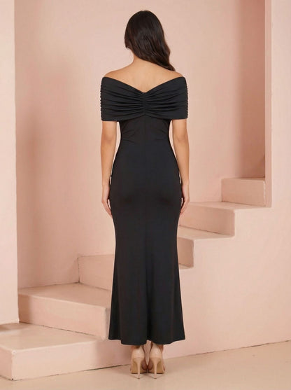 Ava Iconic Draped Evening Dress