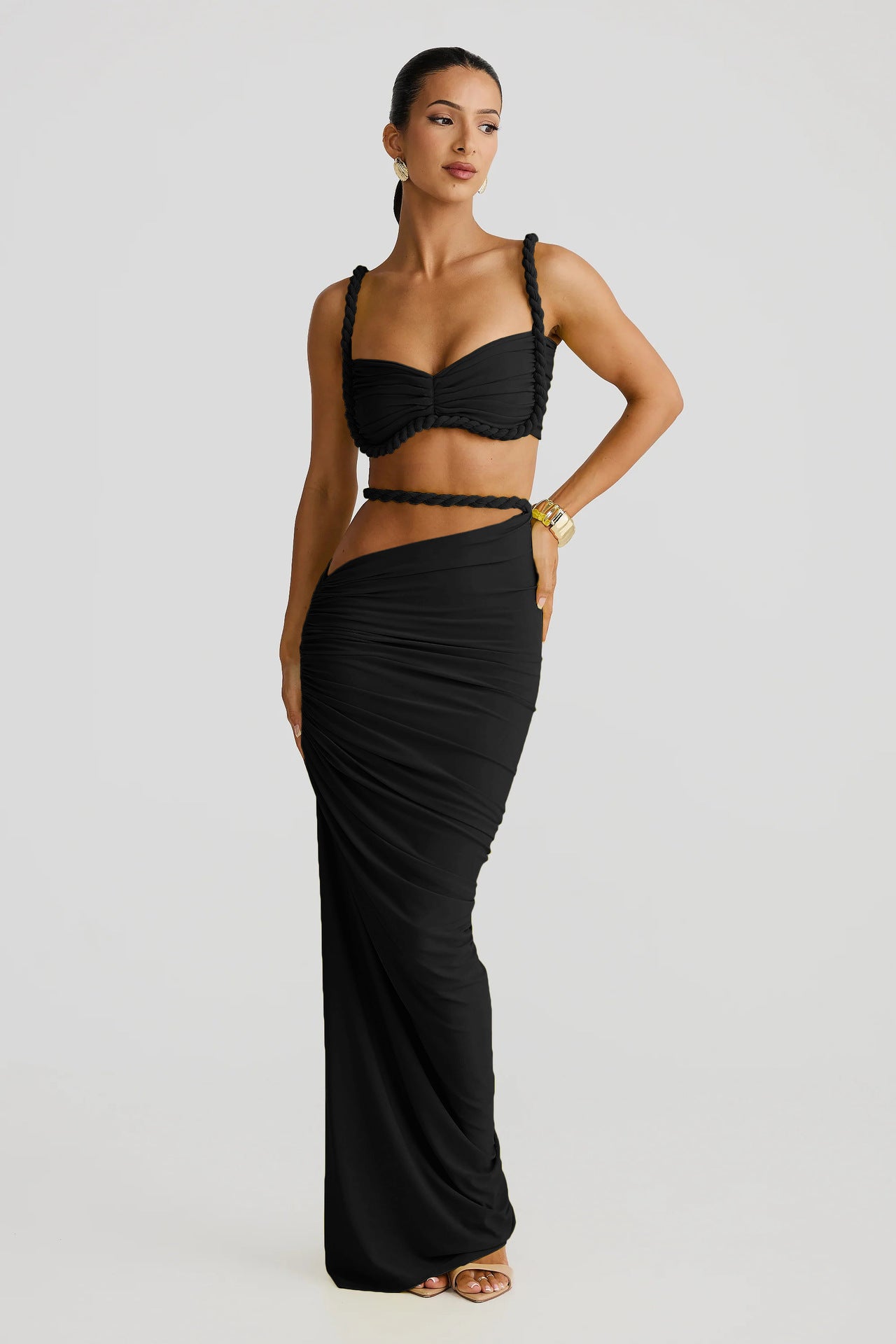 Valeria Cut-Out Long Dress