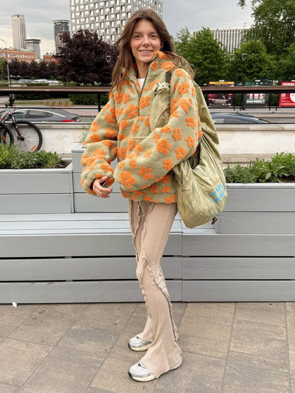 Harper Floral Fleece Hoodie