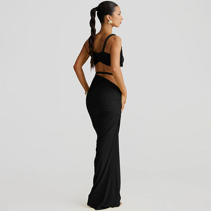 Valeria Cut-Out Long Dress