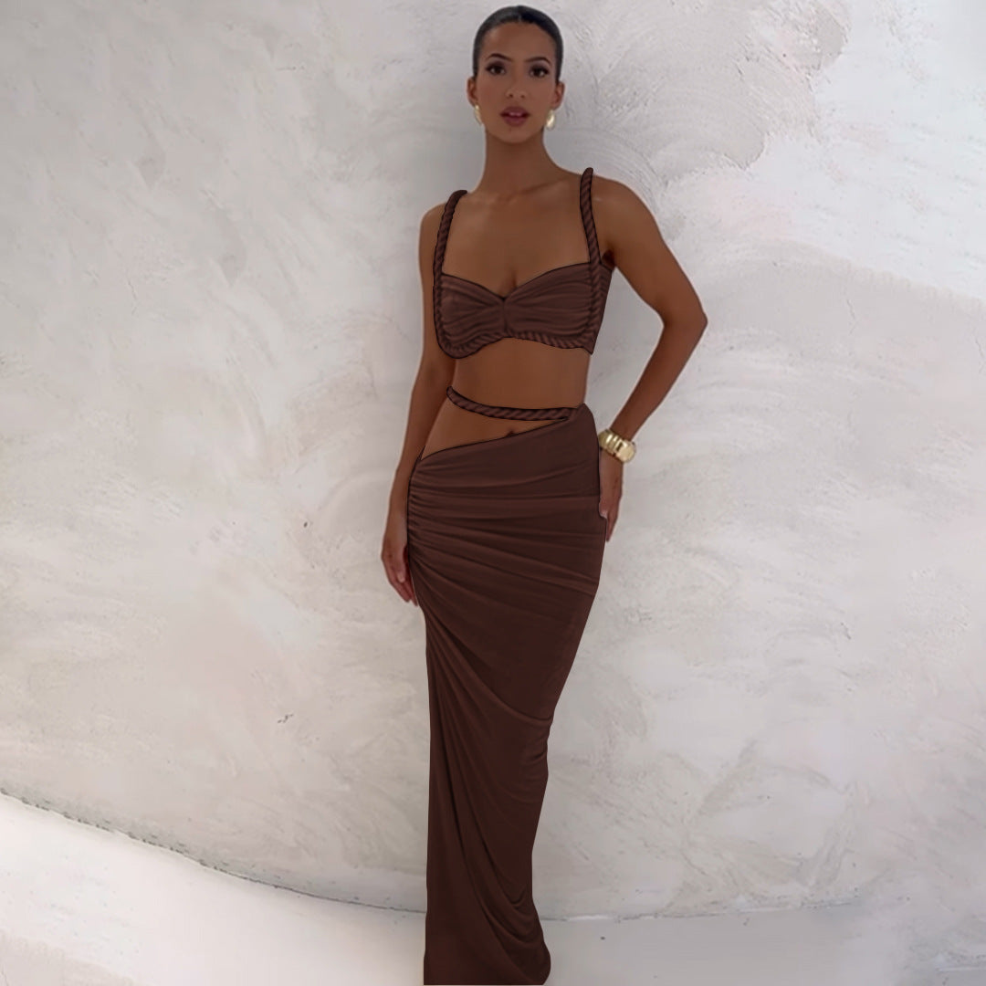 Valeria Cut-Out Long Dress