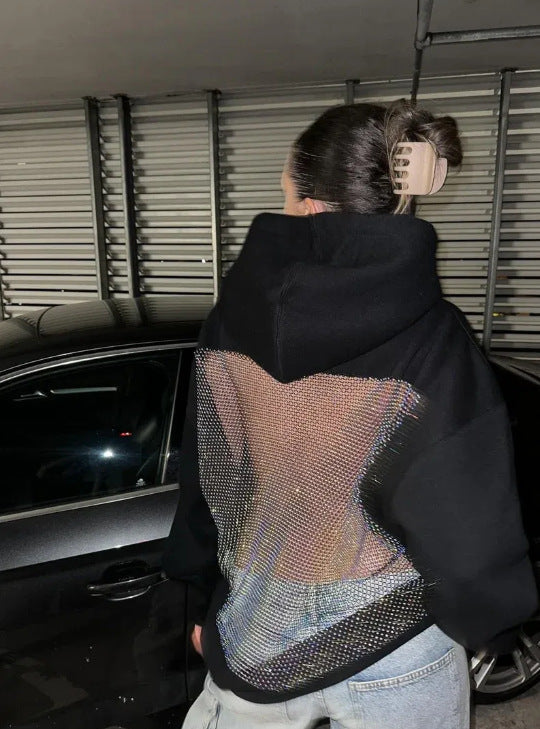 Harper Open-Back Mesh Hoodie