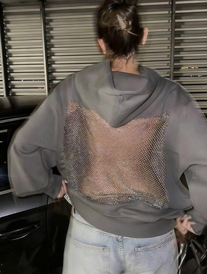 Harper Open-Back Mesh Hoodie