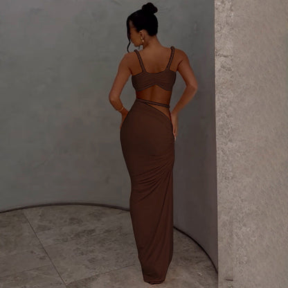Valeria Cut-Out Long Dress