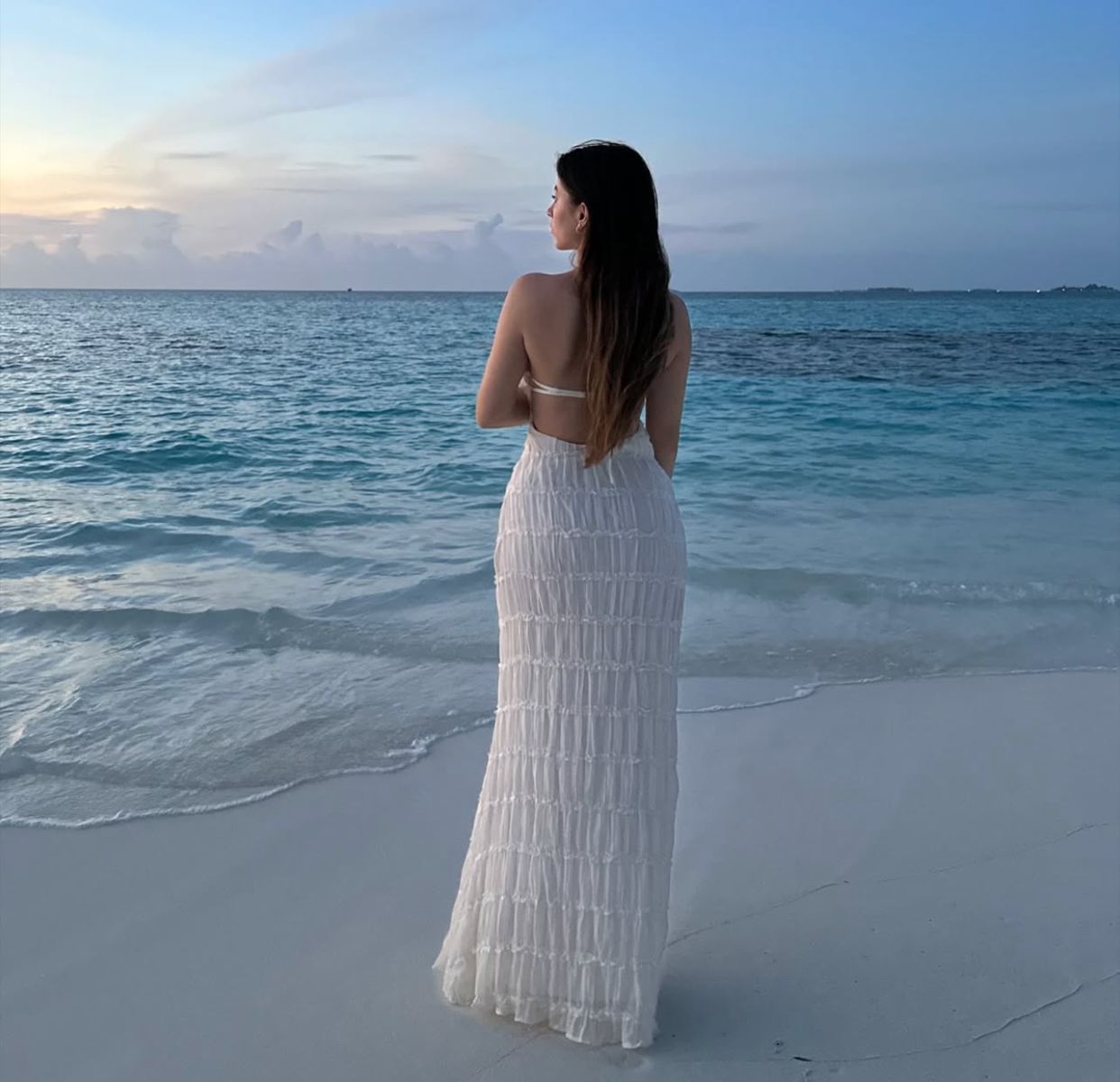 Serene Knit Halter Maxi Dress
