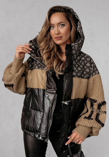 Brooklyn Patchwork Puffer Jacket