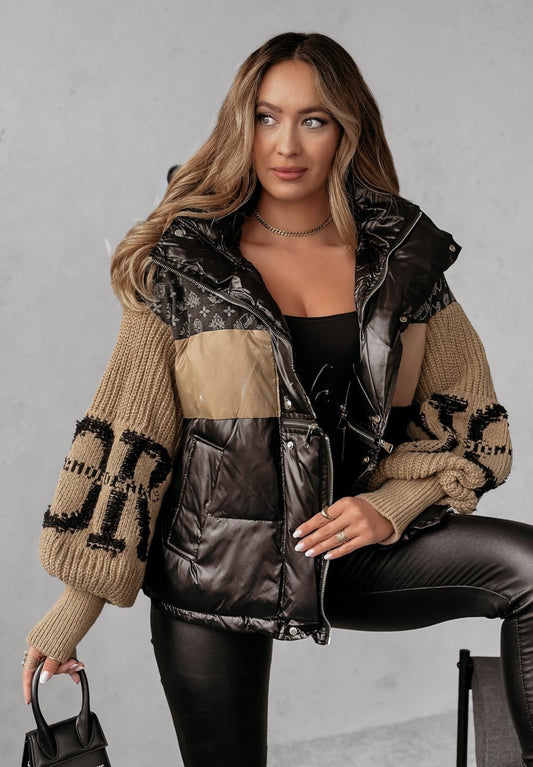 Brooklyn Patchwork Puffer Jacket