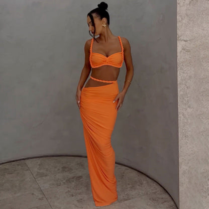 Valeria Cut-Out Long Dress