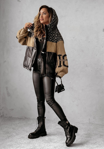 Brooklyn Patchwork Puffer Jacket