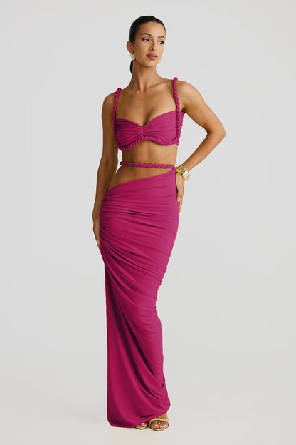Valeria Cut-Out Long Dress