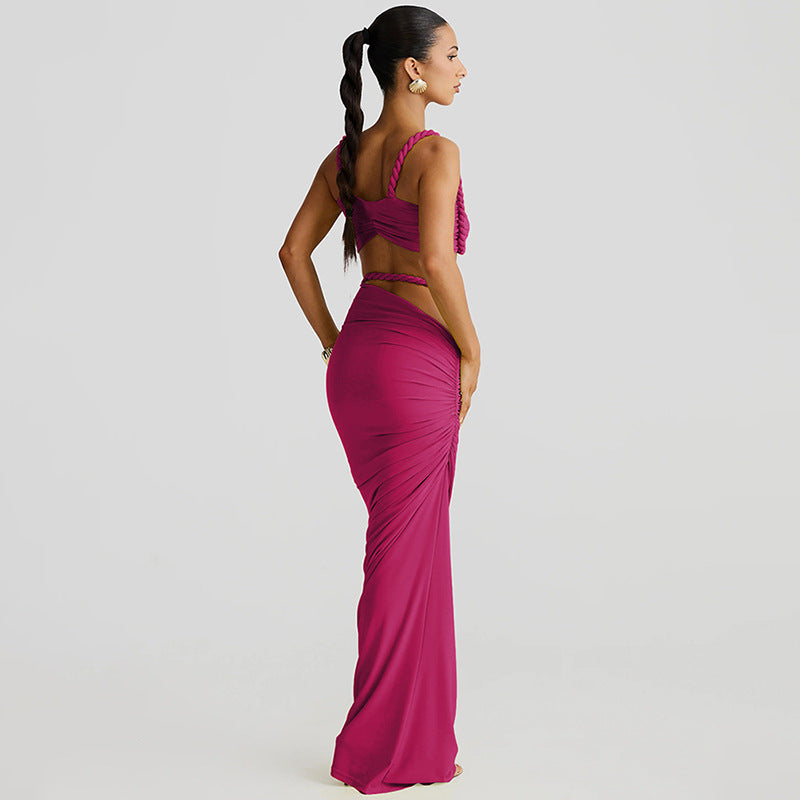 Valeria Cut-Out Long Dress