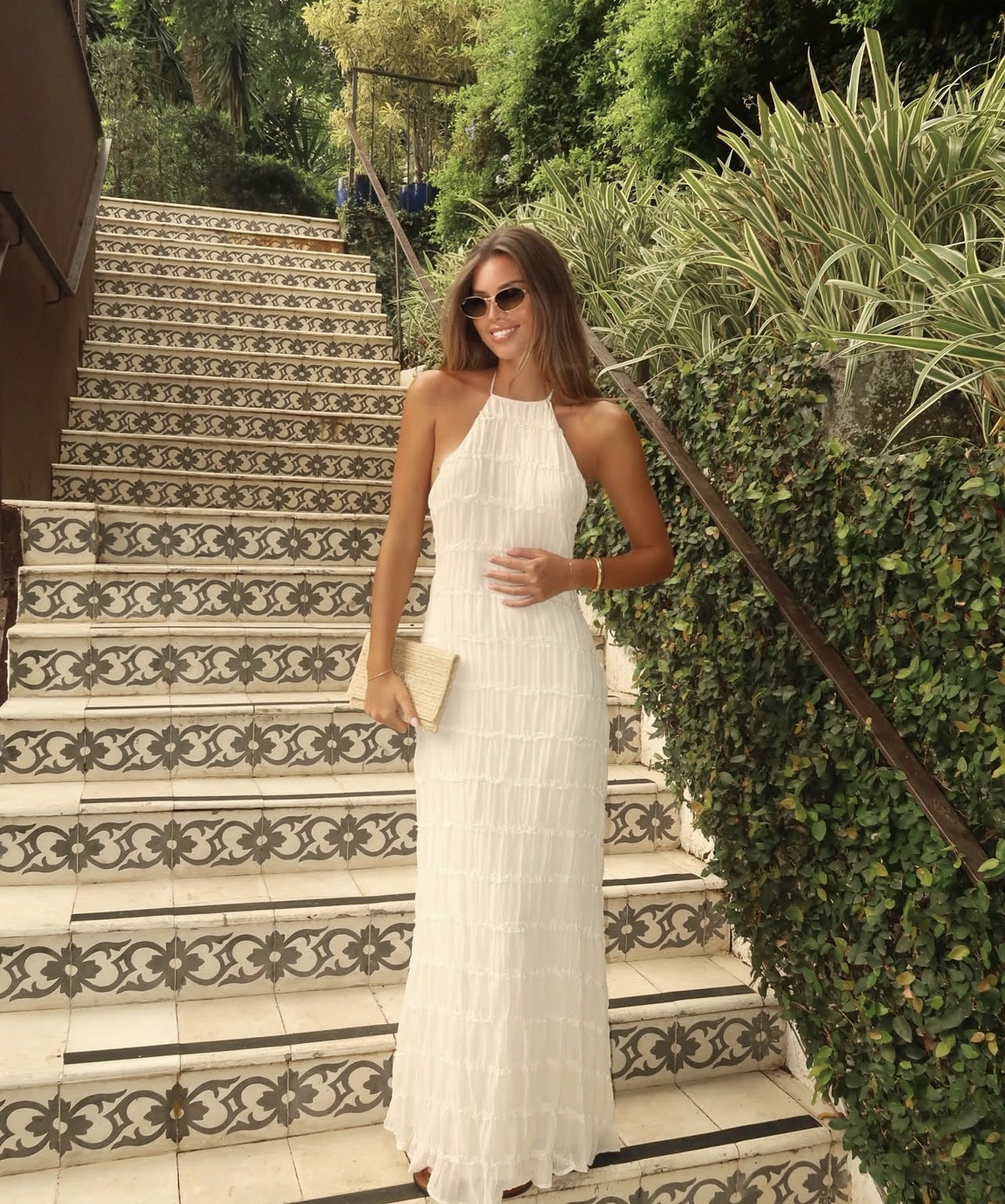 Serene Knit Halter Maxi Dress