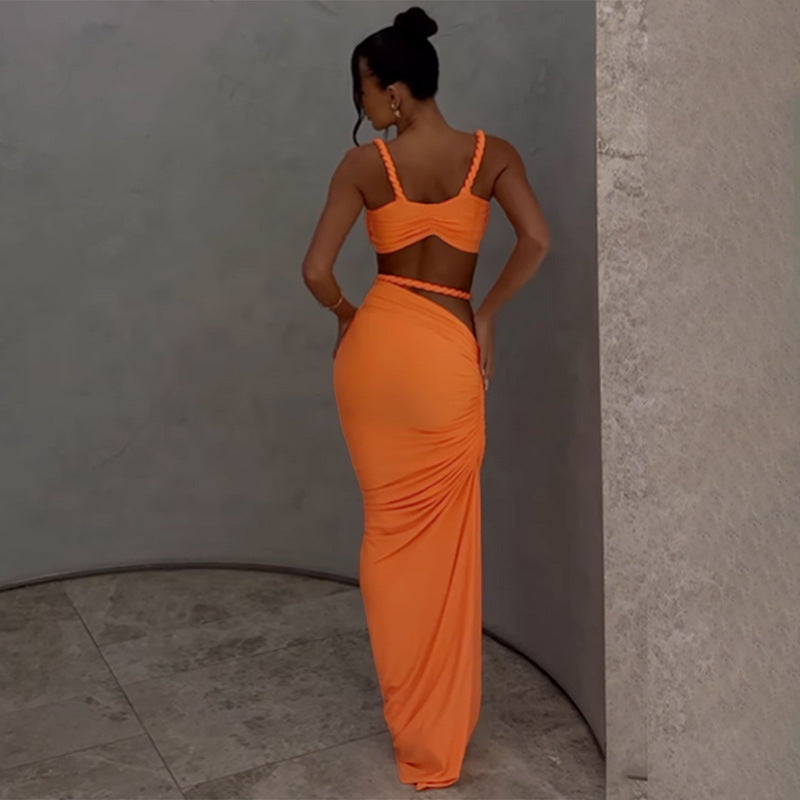 Valeria Cut-Out Long Dress