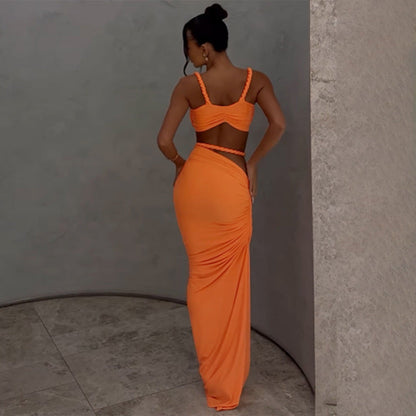 Valeria Cut-Out Long Dress
