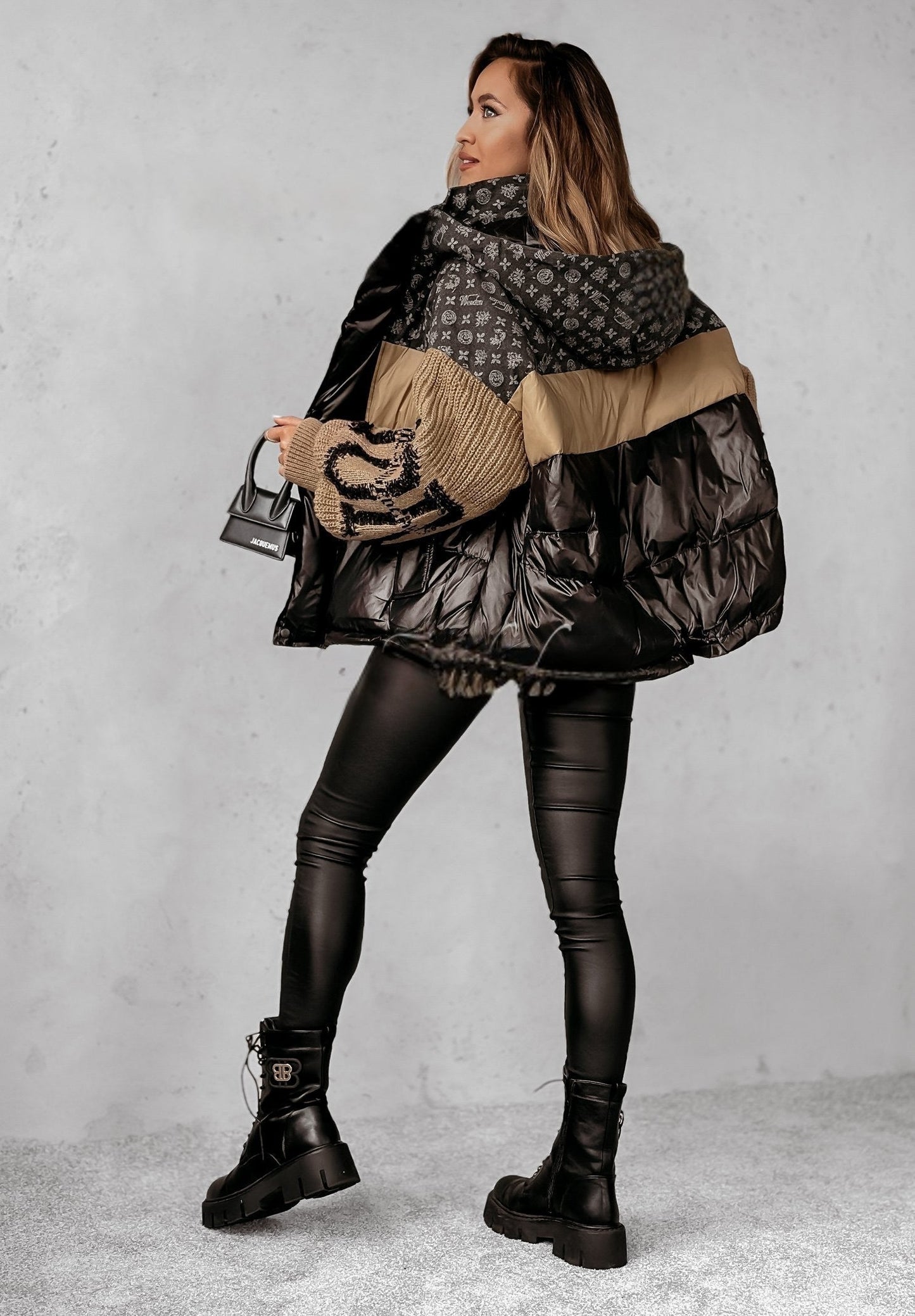 Brooklyn Patchwork Puffer Jacket