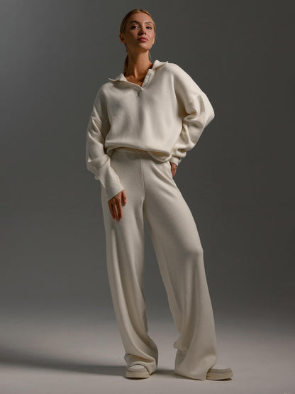 Livia set in Milky White