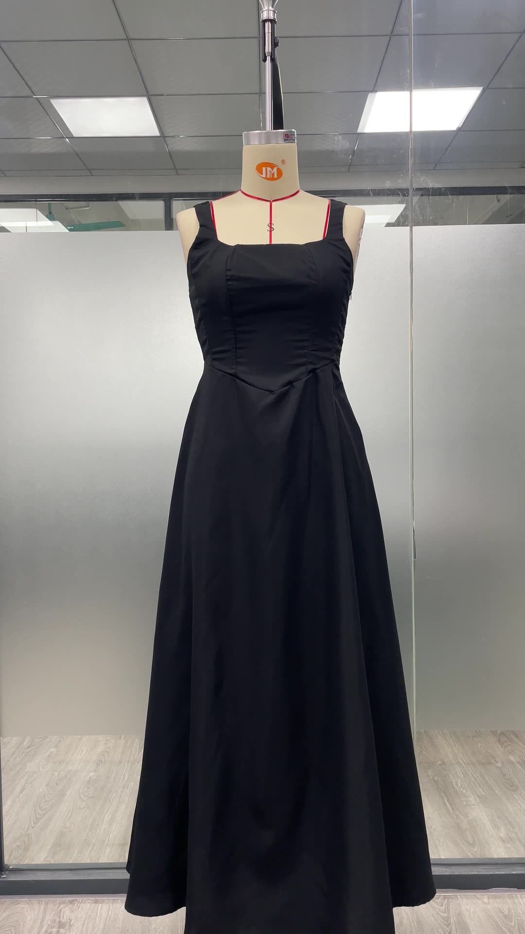Bella Satin Strapless Maxi Dress
