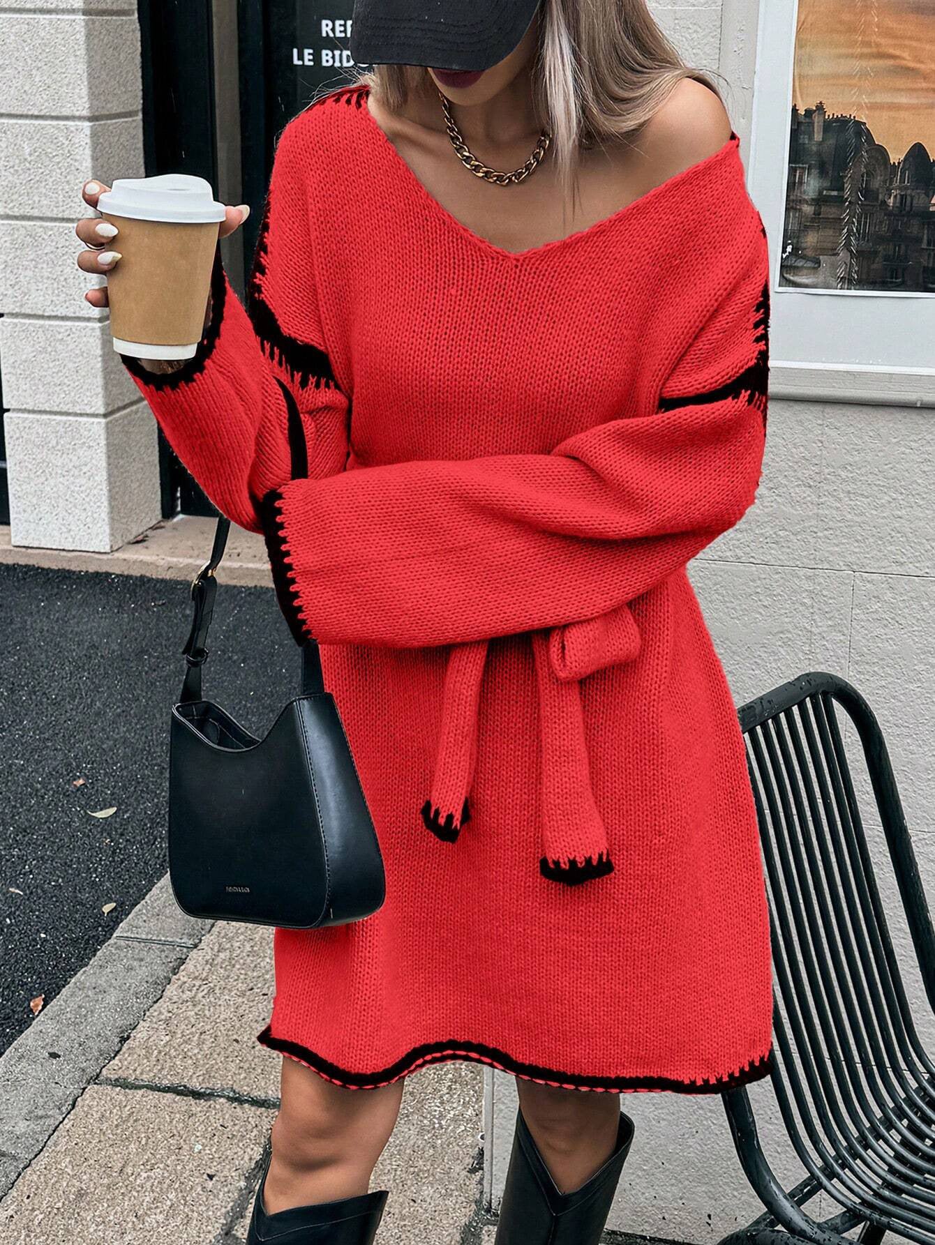 Noelle Cozy Grace Belted Knit Cardigan