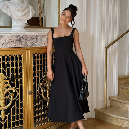 Bella Satin Strapless Maxi Dress