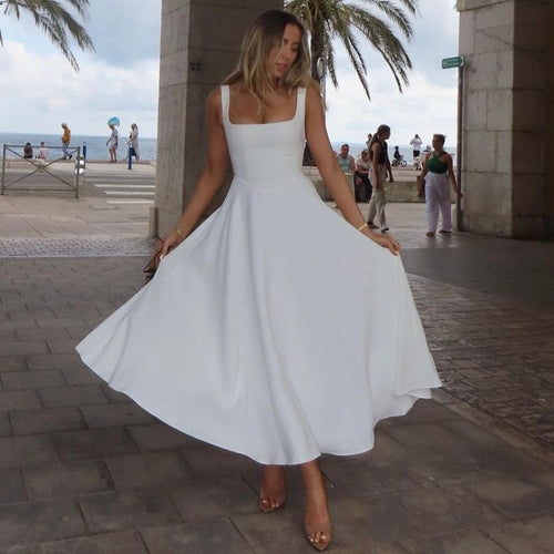 Bella Satin Strapless Maxi Dress
