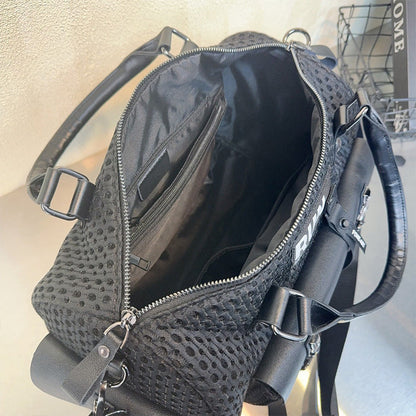 Jade Woven Mesh Street Bag