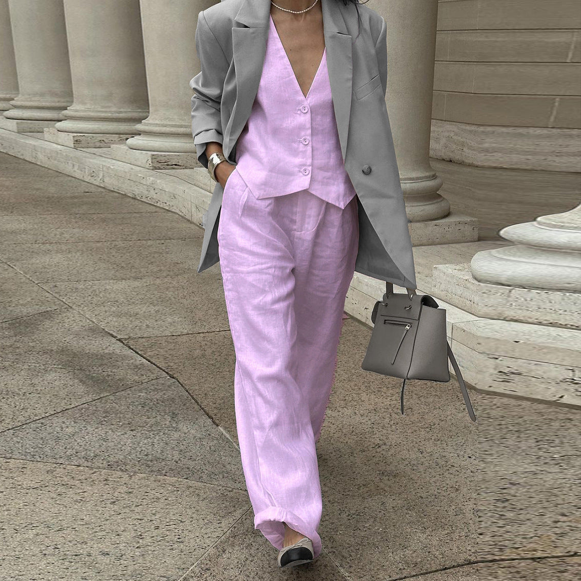 Emeraude Elegance Wide-Leg Jumpsuit