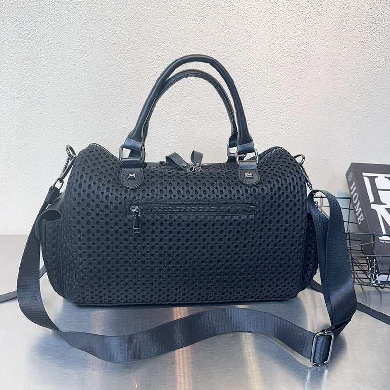Jade Woven Mesh Street Bag