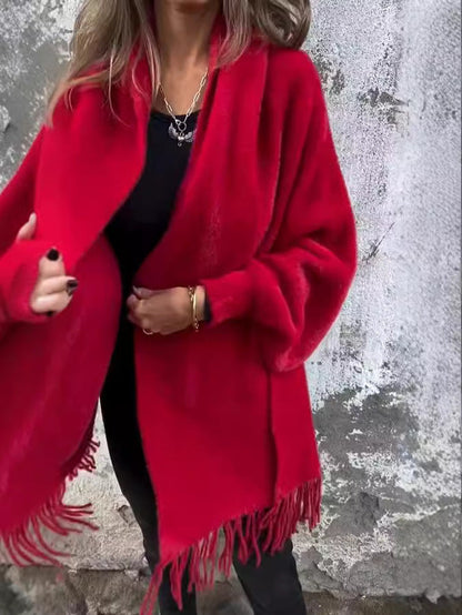 Ultra Cozy Fringe Cardigan