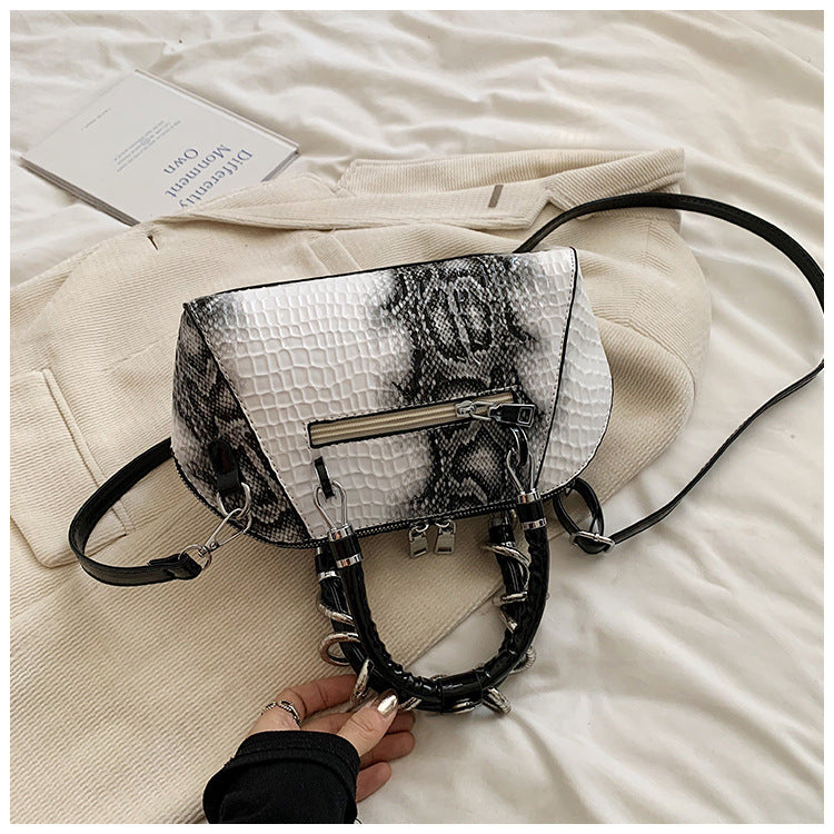 Luna Snake-Pattern Mini Bag
