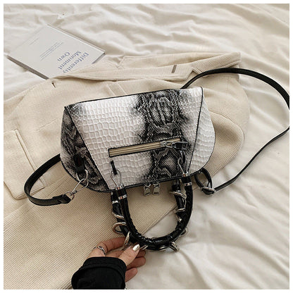 Luna Snake-Pattern Mini Bag