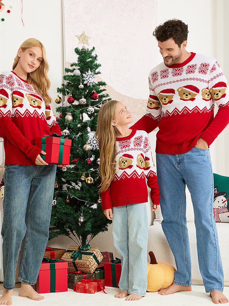 Harper Family Teddy Christmas Sweater
