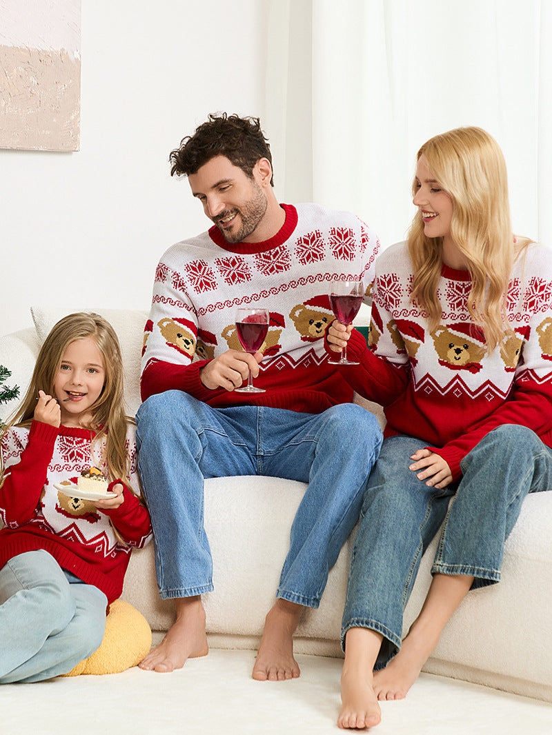 Harper Family Teddy Christmas Sweater