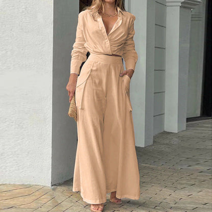 Amara Satin Long Dress Set