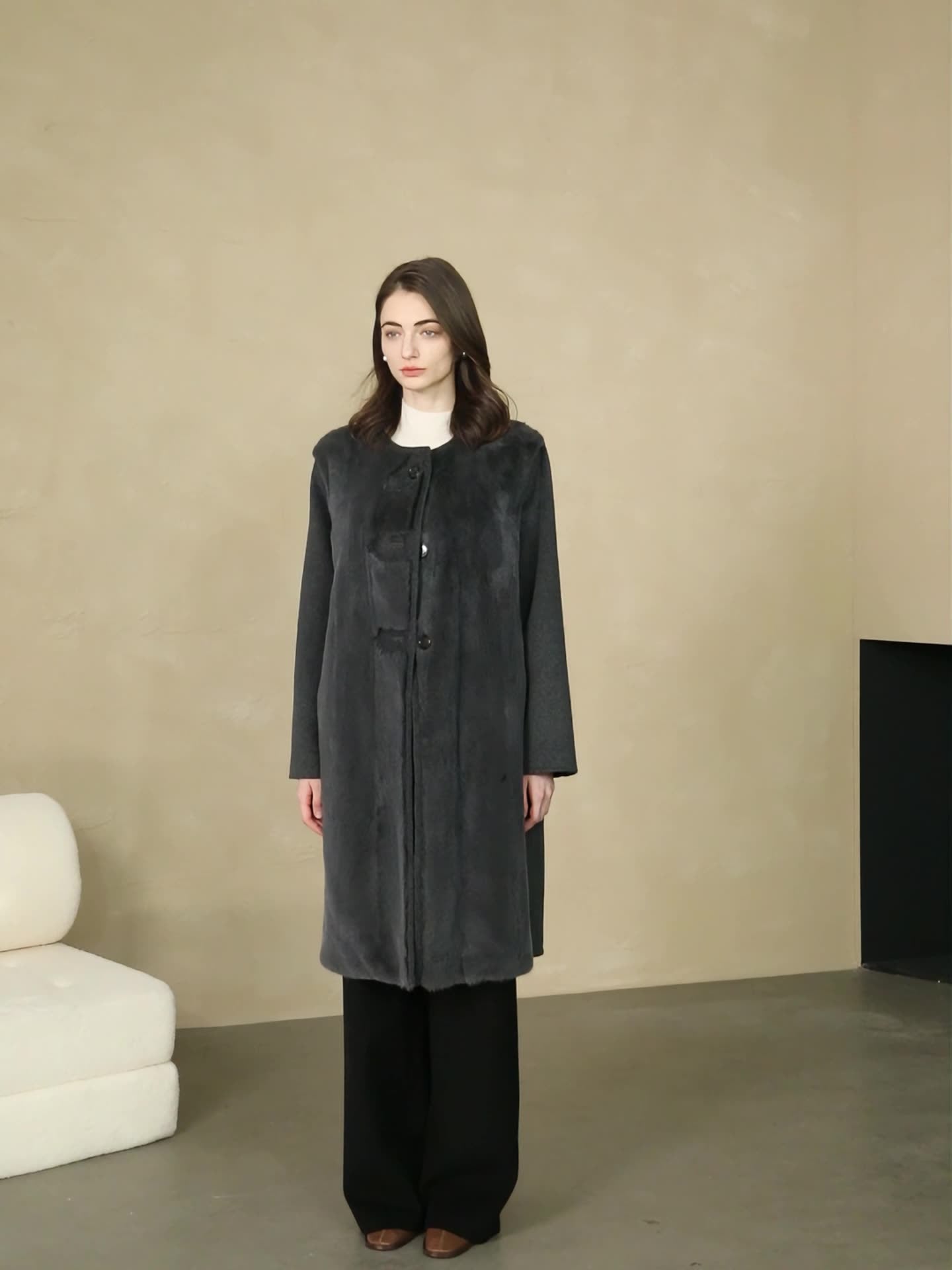 Aurelia 100% Cashmere Coat