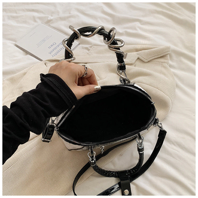 Luna Snake-Pattern Mini Bag